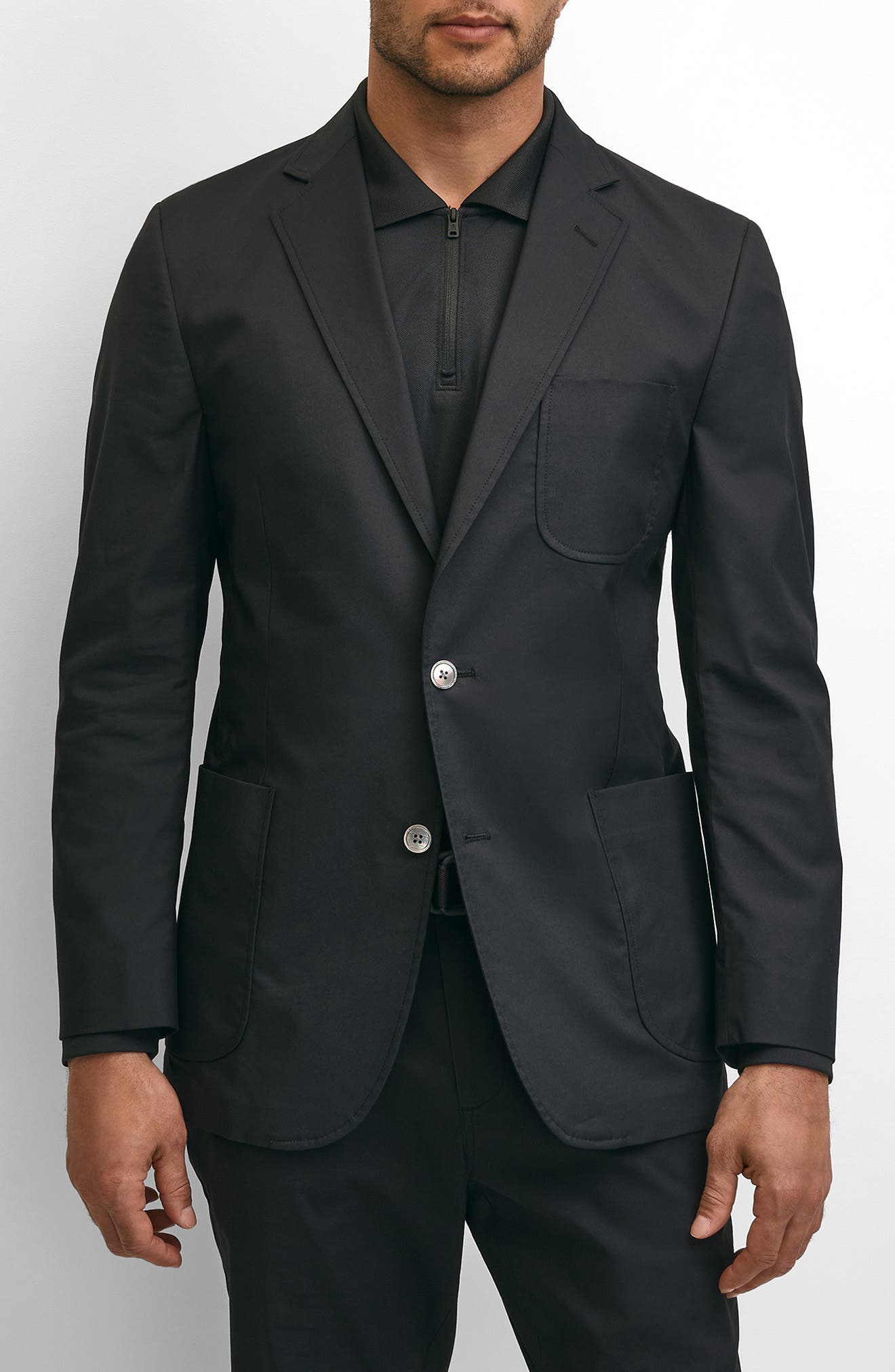 Performance Series Stretch Cotton Blend Blazer Jacket