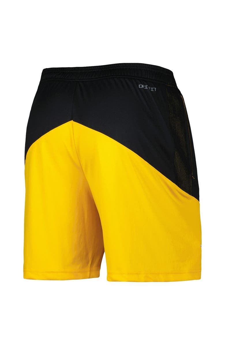 Nike Men's Nike Black/Gold UCF Knights Player Performance Lounge Shorts, Alternate, color, Black