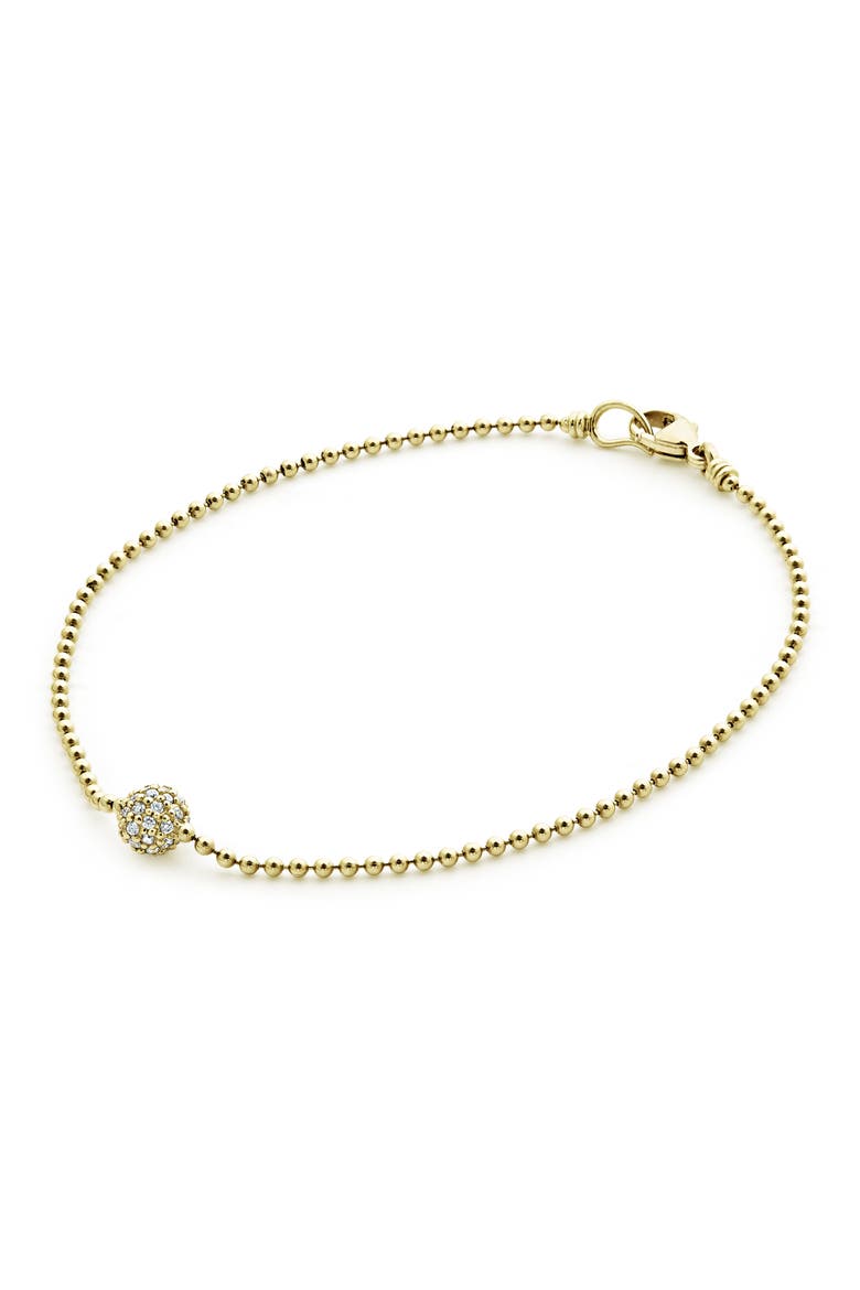 Covet Diamond Pavé Station Bracelet, Alternate, color, GOLD/ DIAMOND