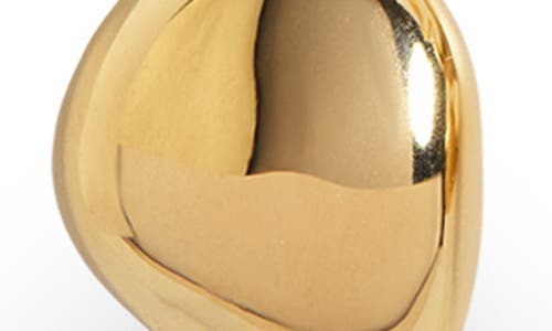Monica Vinader Womens Nura 18ct Yellow Gold Vermeil Drop Huggies In Gold