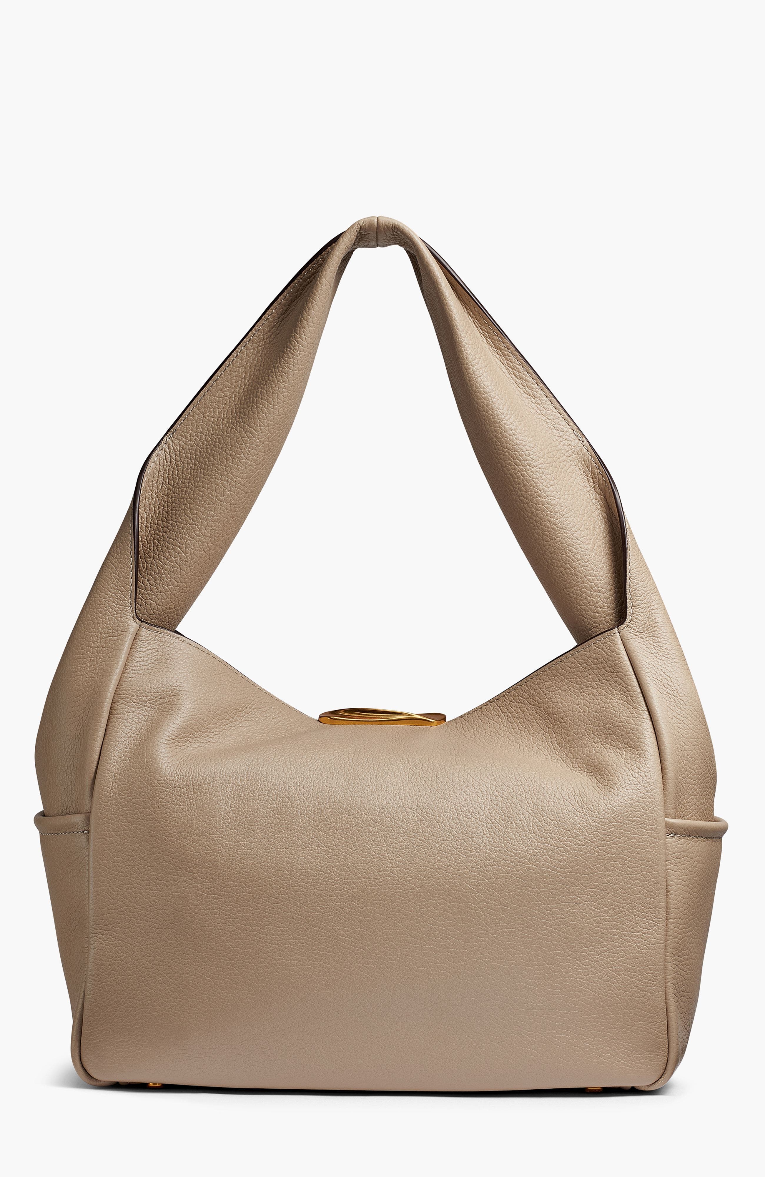 Amagansett Shoulder Bag, Alternate, color, MOTH