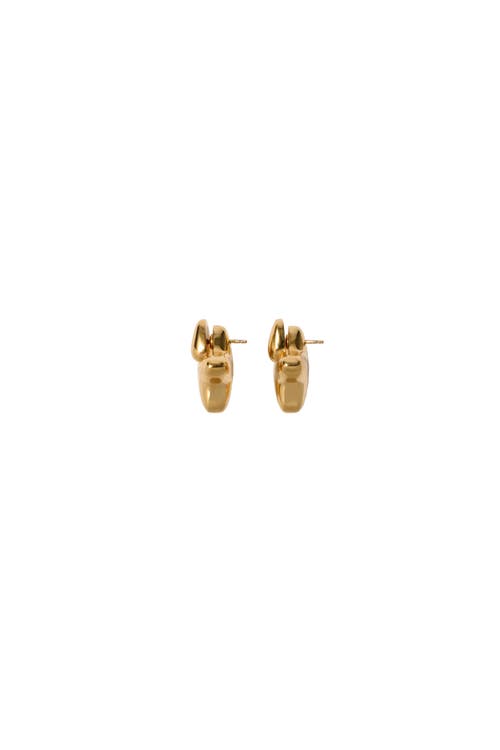 Burberry Star Earrings In Gold