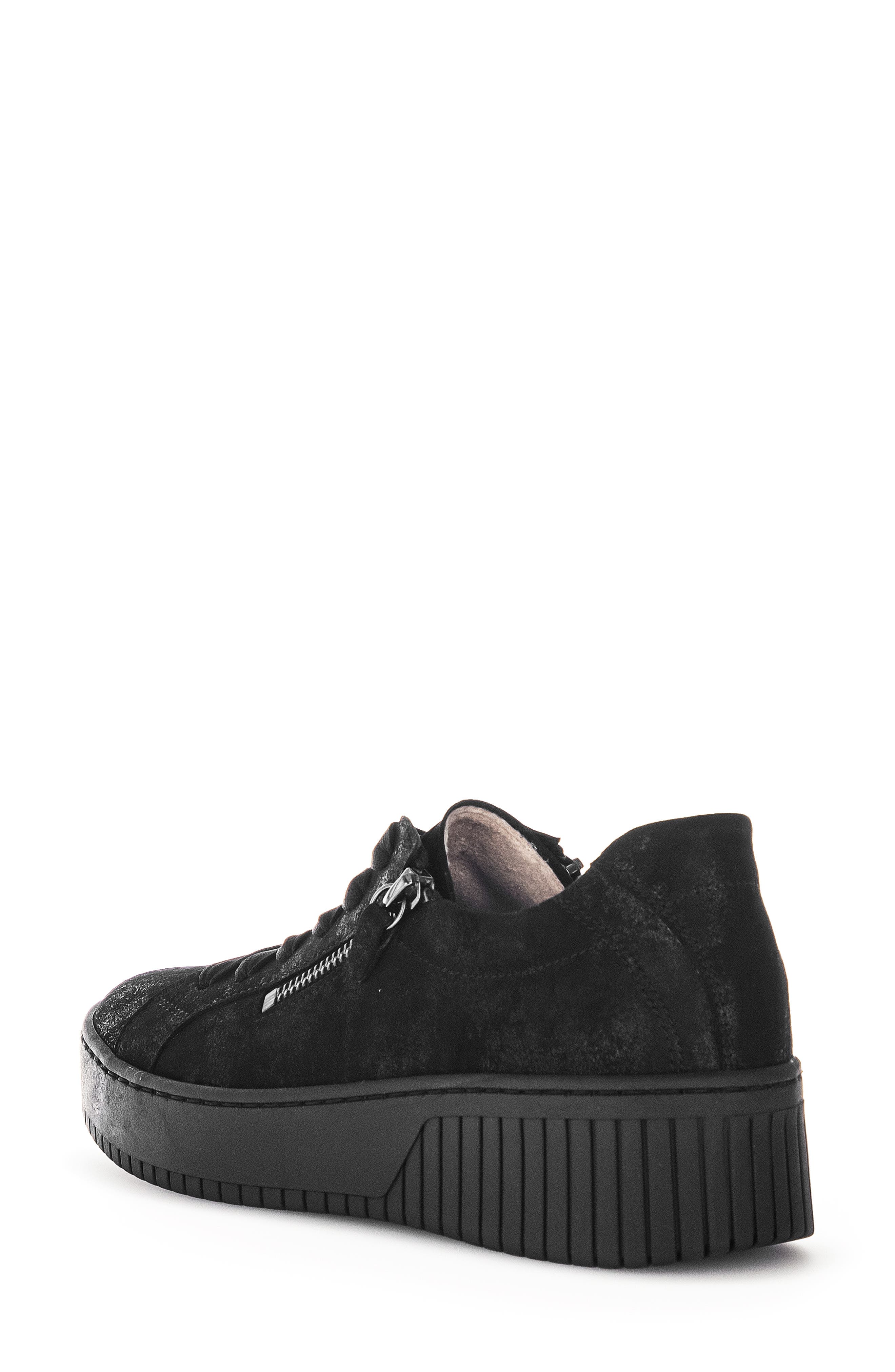 Gabor 63.334 Platform Sneaker, Alternate, color, Black