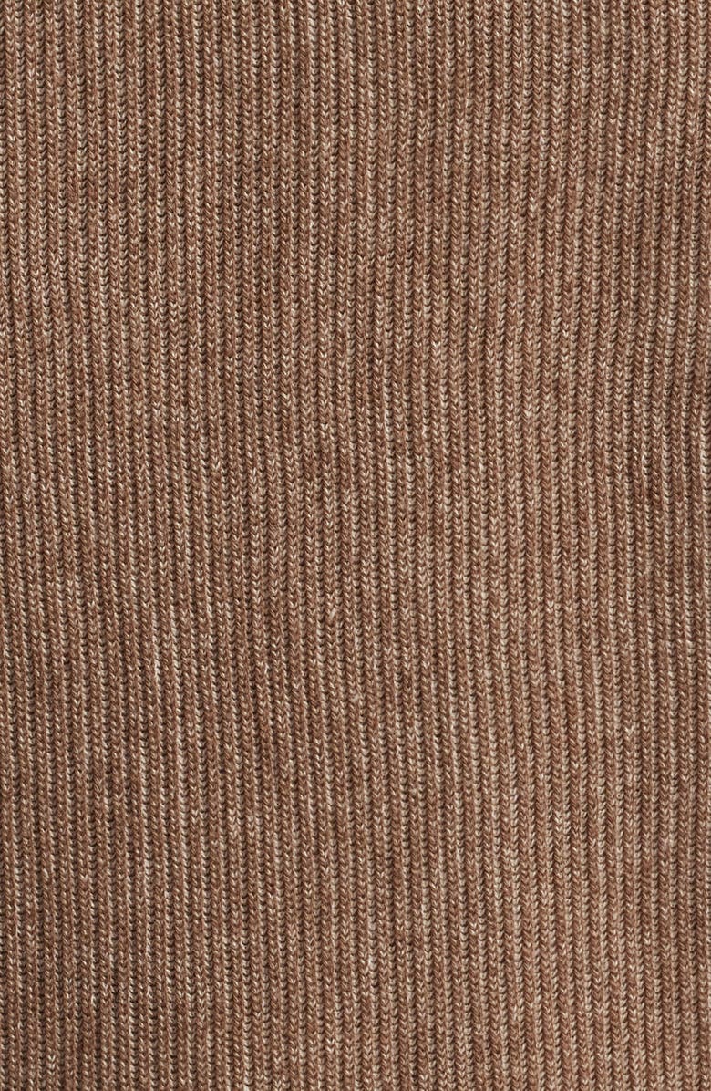 Percival Tivoli Cotton Polo Sweater, Alternate, color, Brown