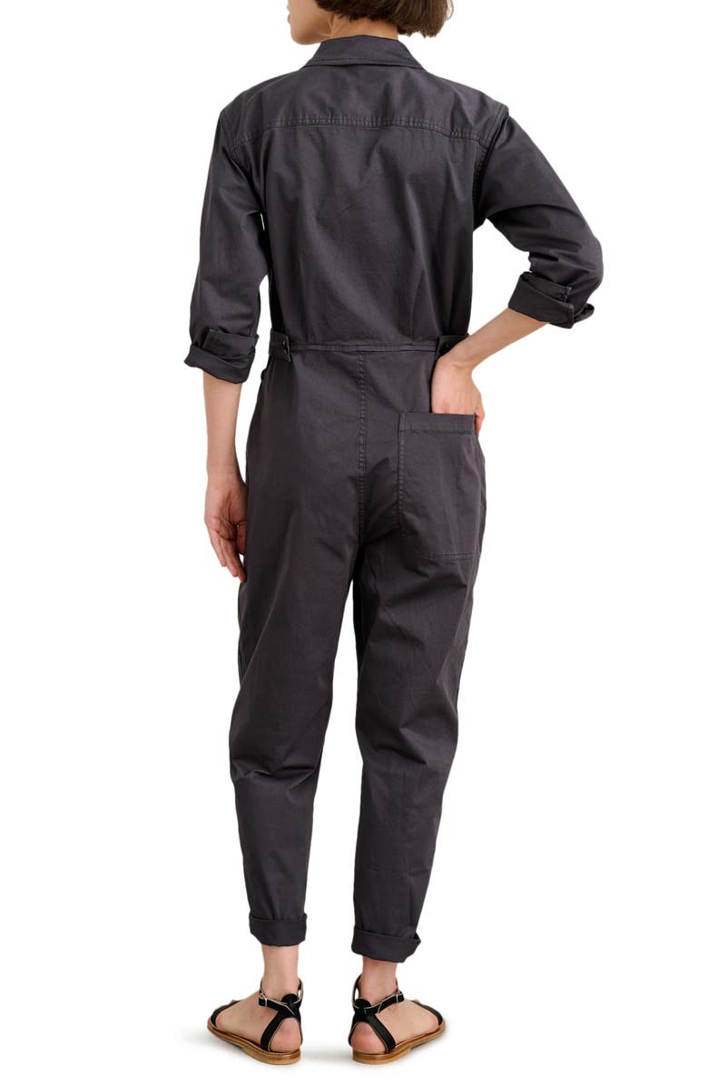 Alex Mill Standard Long Sleeve Stretch Cotton Twill Jumpsuit, Alternate, color, 