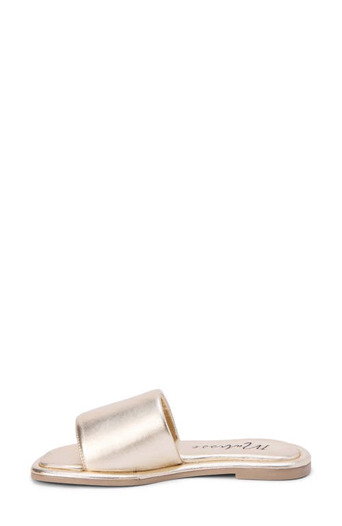 Matisse Moonlight Slide Sandal In Gold