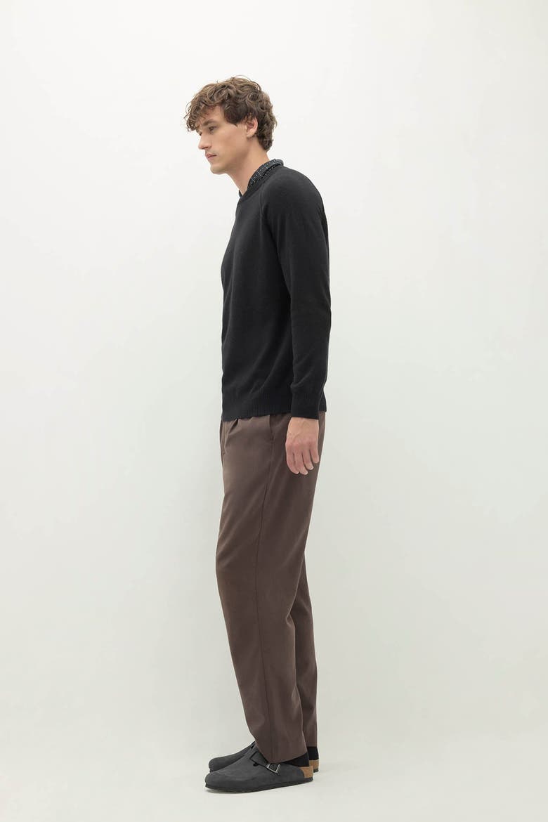 Lorenzo Cashmere Crewneck, Alternate, color, Black