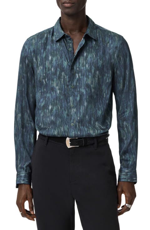 Ross Slim Fit Button-Up Shirt
