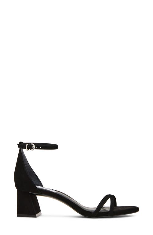 Steve Madden Rae Ankle Strap Sandal In Black