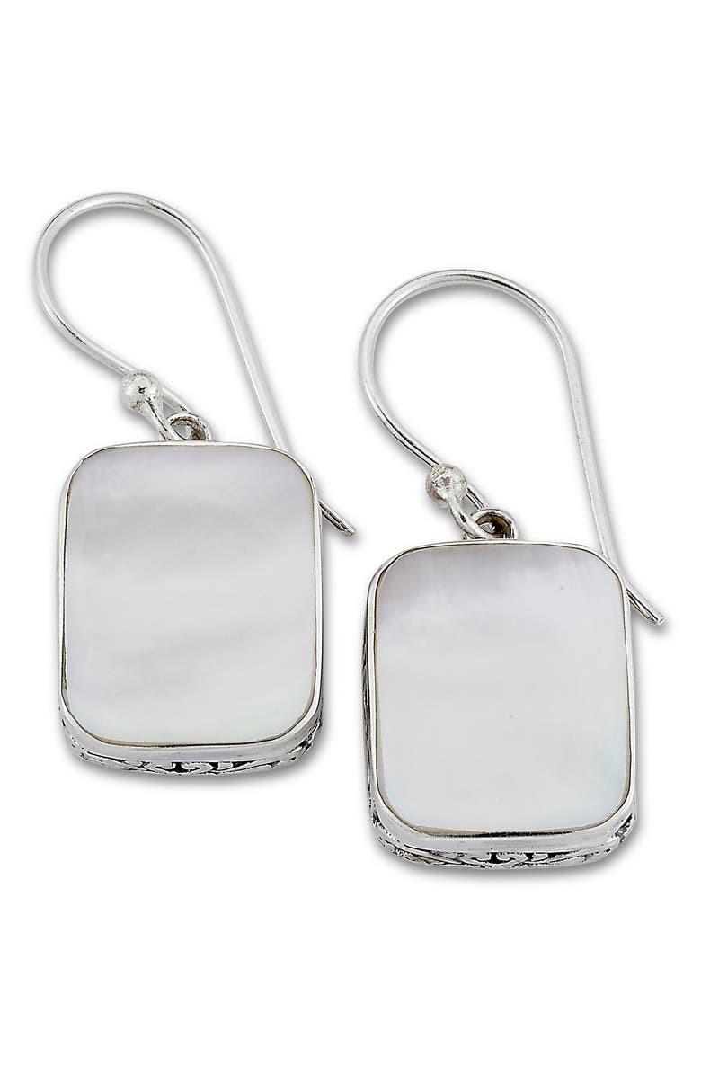 SAMUEL B. Mother of Pearl Drop Earrings, Main, color, 
