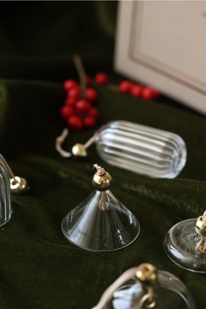 Bon Ornaments - Set of 4, Alternate, color, Clear