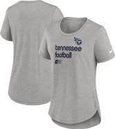 Nike Women's Nike Heather Gray Tennessee Titans Team Shout Out Tri-Blend T-Shirt