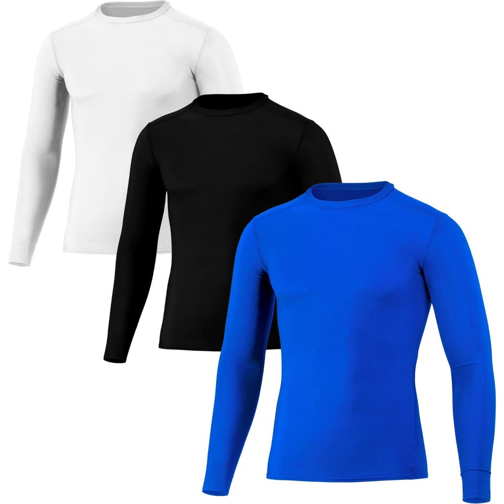 Benben Compression Shirt T-shirt Gym Tops Moisture-wicking Cool Tek 3-pack In Multi