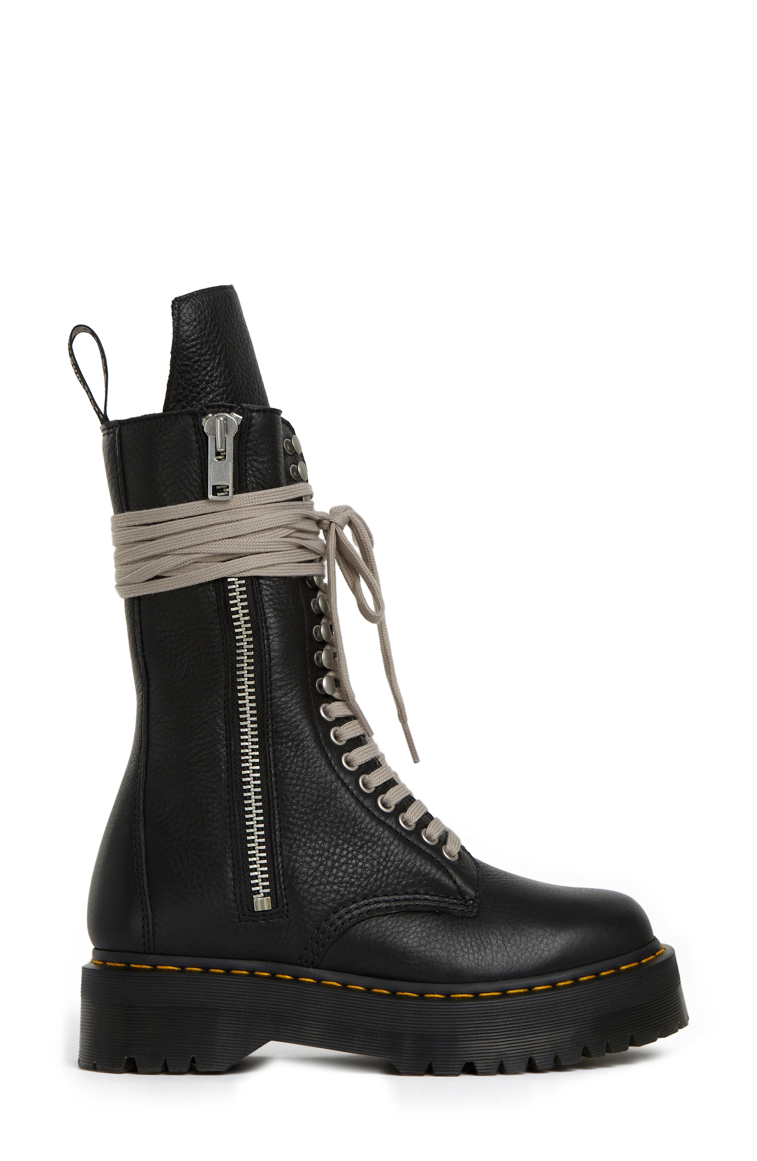 Rick Owens x Dr. Martens Genuine Calf Hair Boot, Main, color, 