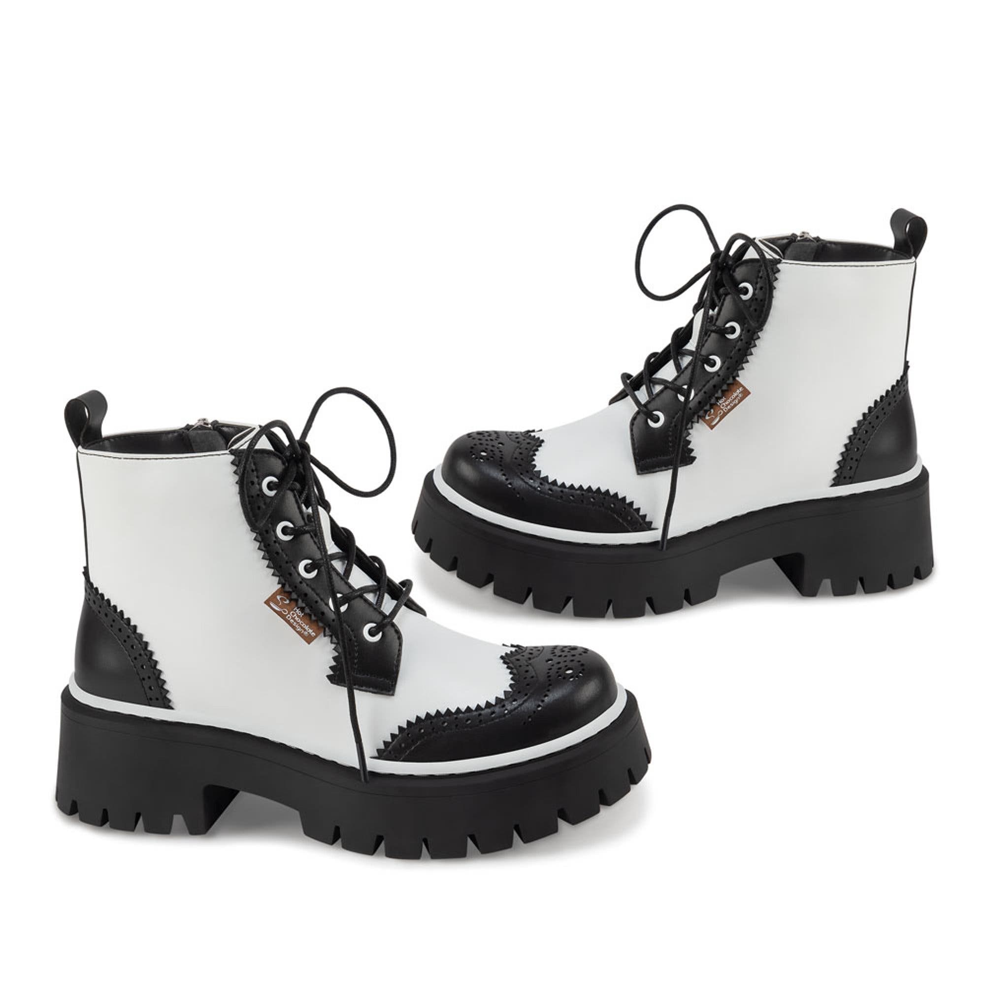 Hot Chocolate Design Havana Platform Chuncky Boots, Alternate, color, Havana
