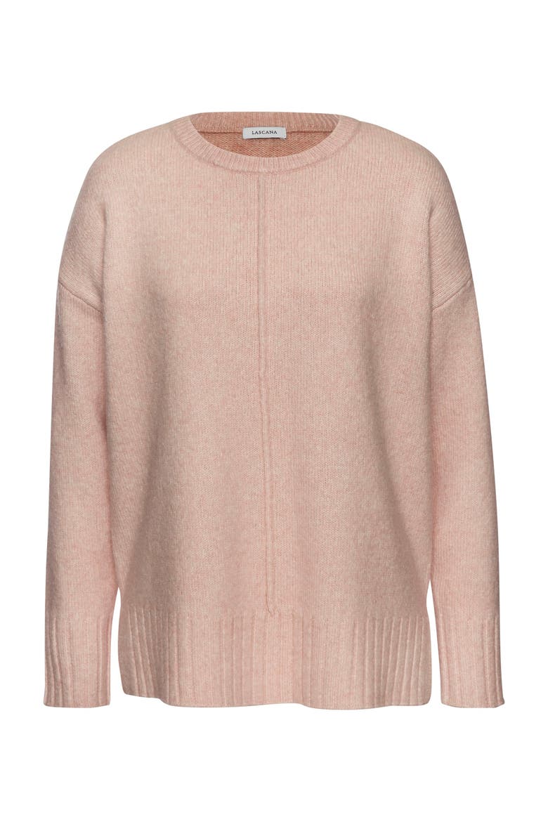 Oversized Basic Sweater, Alternate, color, Old Rose