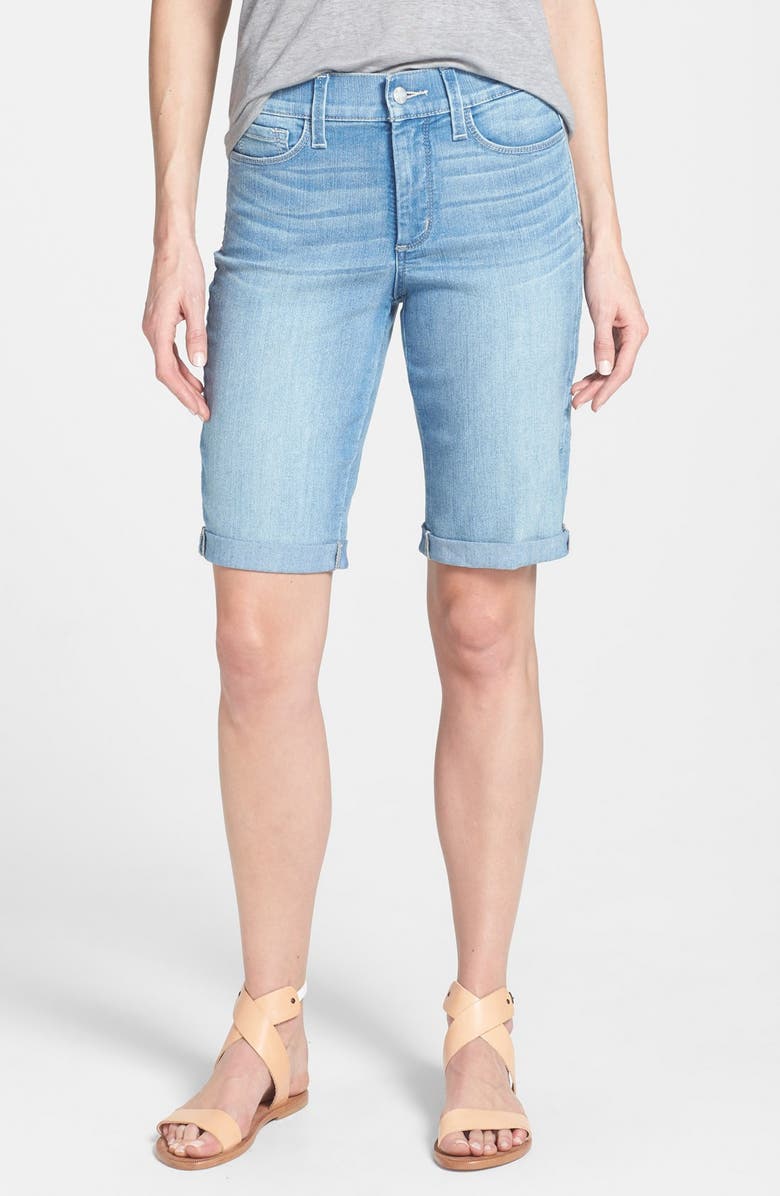 NYDJ 'Briella' Stretch Roll Cuff Denim Shorts, Main, color, 
