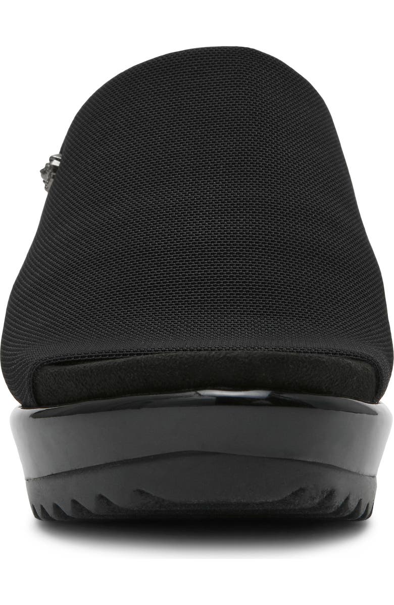 Anne Klein Rellin Wedge Sandal, Alternate, color, Black