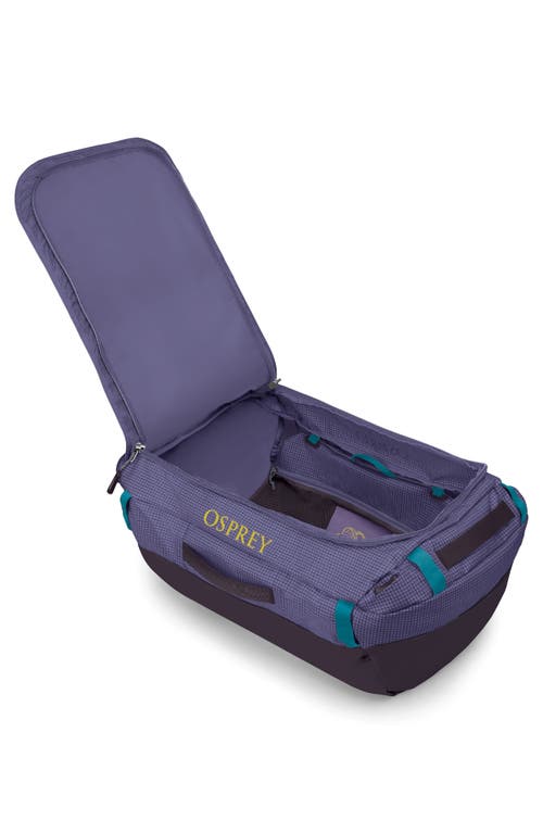 Osprey Transporter 65-liter Duffle Luggage In Euphoria Purple/purple Ink