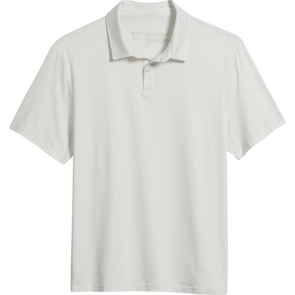 Zella Dynamic Train Polo In Ivory