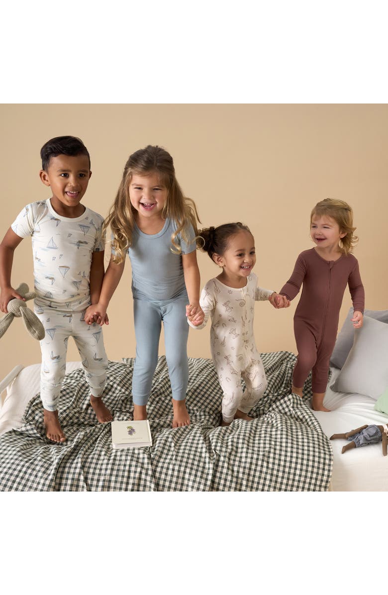 Modern Moments<sup>™</sup> by Gerber 2-Pack Unisex Tight Fitting Footless Pajamas, Alternate, color, Beige Cowboy