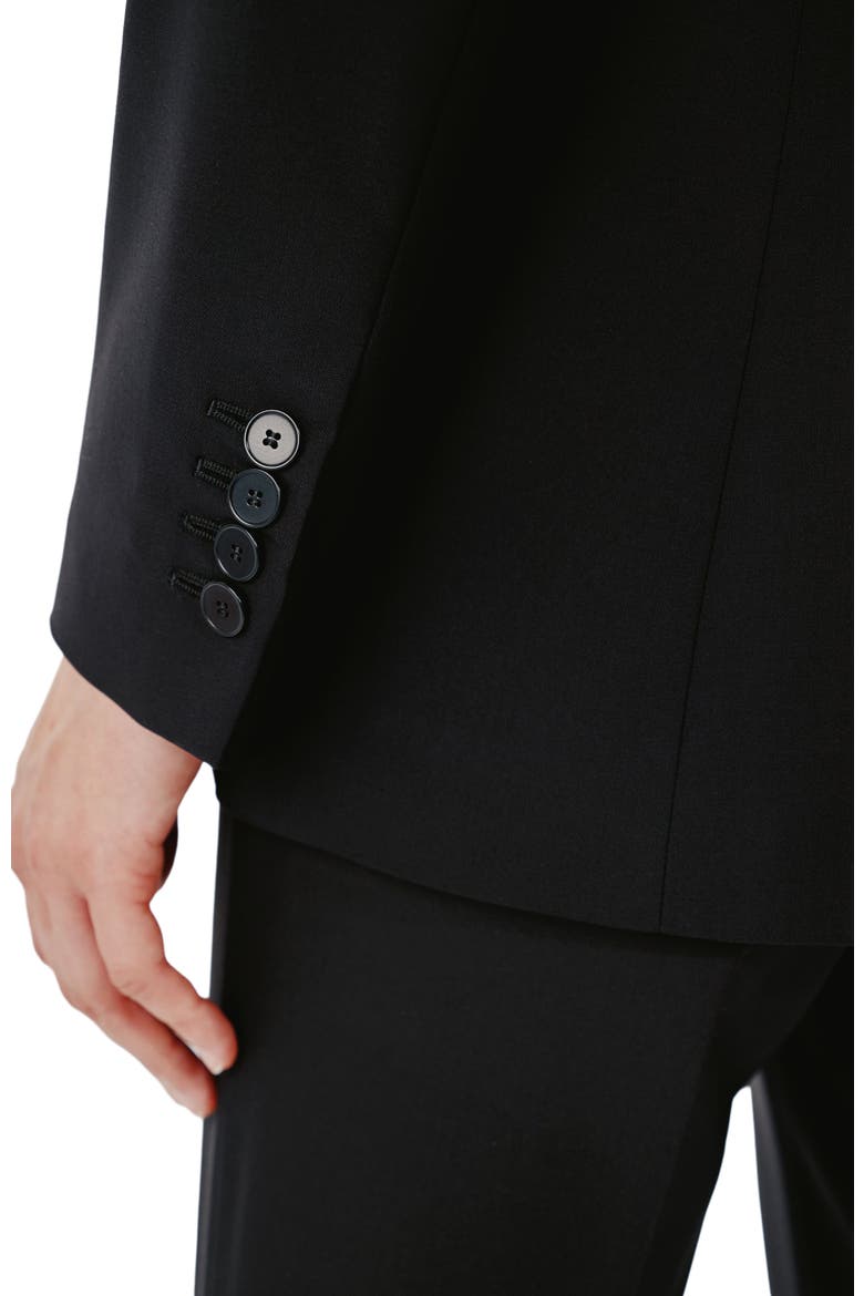 Single Button Jacket, Alternate, color, BLACK