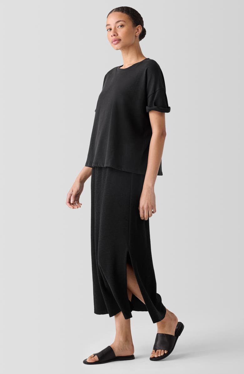 Eileen Fisher Crewneck Organic Cotton T-Shirt, Alternate, color,