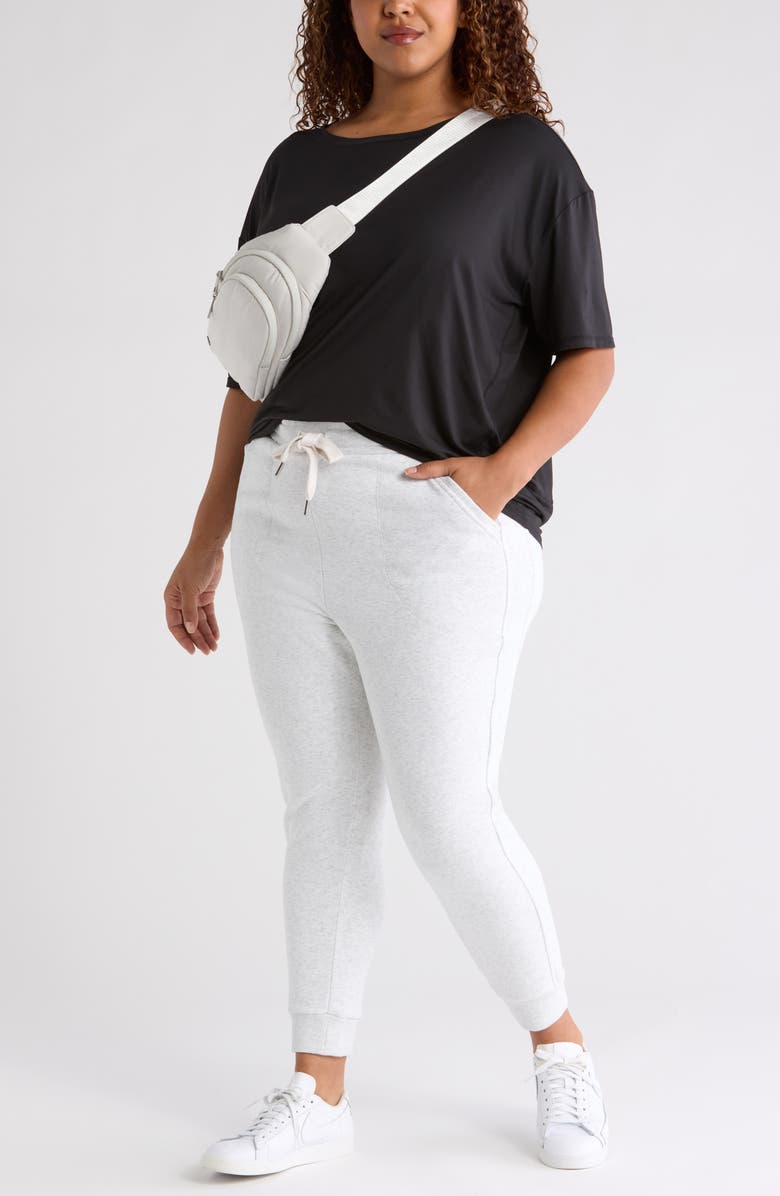 Zella Equilibrium Short Sleeve Cocoon T-Shirt, Alternate, color,