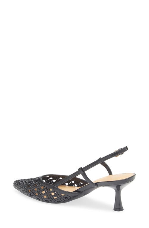 Nine West Rowen Pointed Toe Slingback Pump In Black