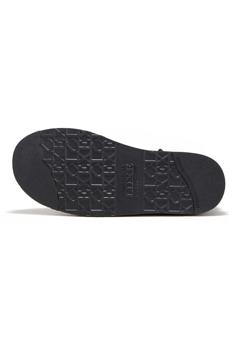 Australia Luxe Collective Cosy Genuine Shearling Glitter Ultra Platform Bootie, Alternate, color, Black