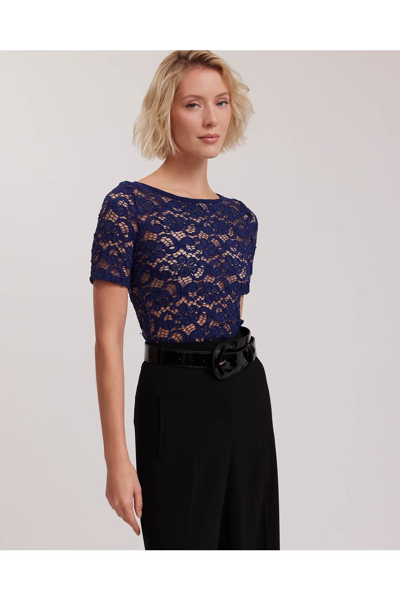 Portrait Top, Alternate, color, Navy