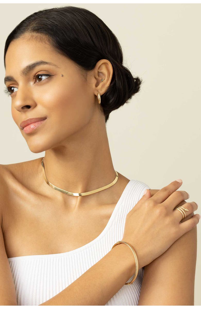 Oradina 14K Gold Snake Charmer Ring, Alternate, color, Yellow Gold