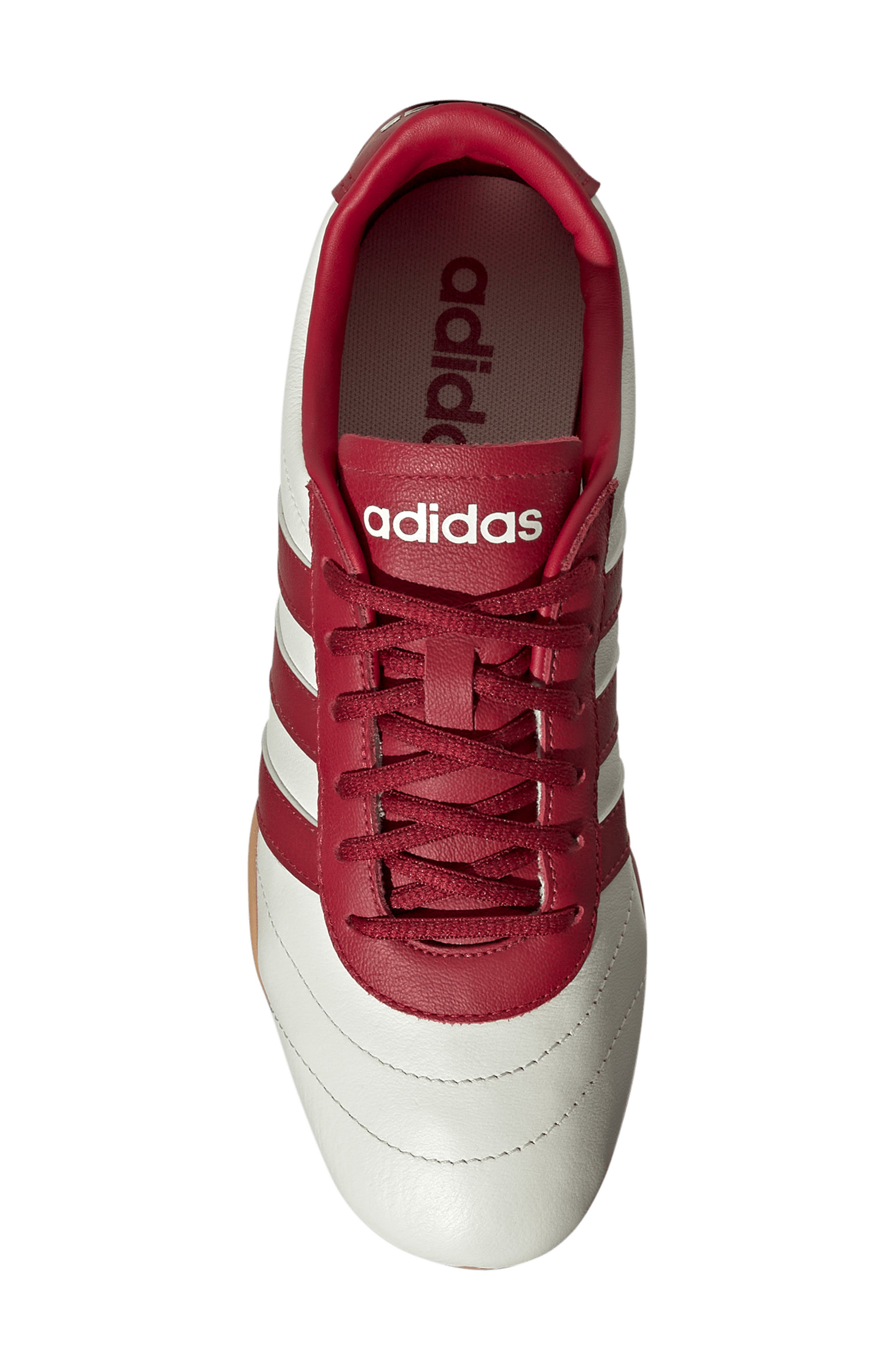 Grand Court Lo Sneaker, Alternate, color, IVORY/ TEAM VICTORY RED