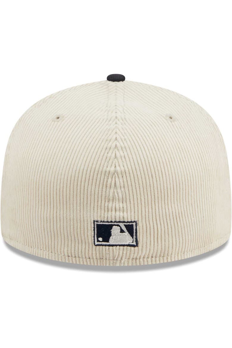 Men's New Era White Boston Red Sox  Corduroy Classic 59FIFTY Fitted Hat, Alternate, color, White
