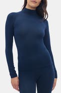 Halfdays Clare Mock Neck Base Layer Top