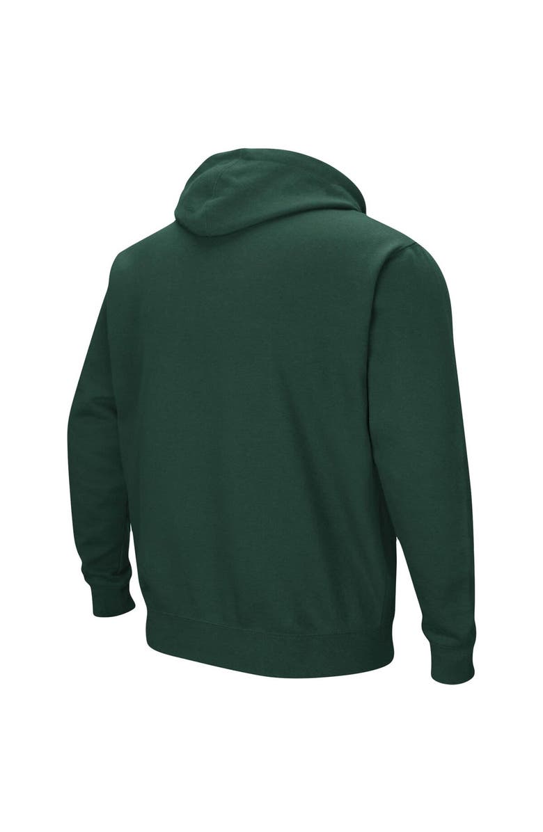 COLOSSEUM Men's Colosseum Green Michigan State Spartans Big & Tall Arch & Logo 2.0 Pullover Hoodie, Alternate, color, 