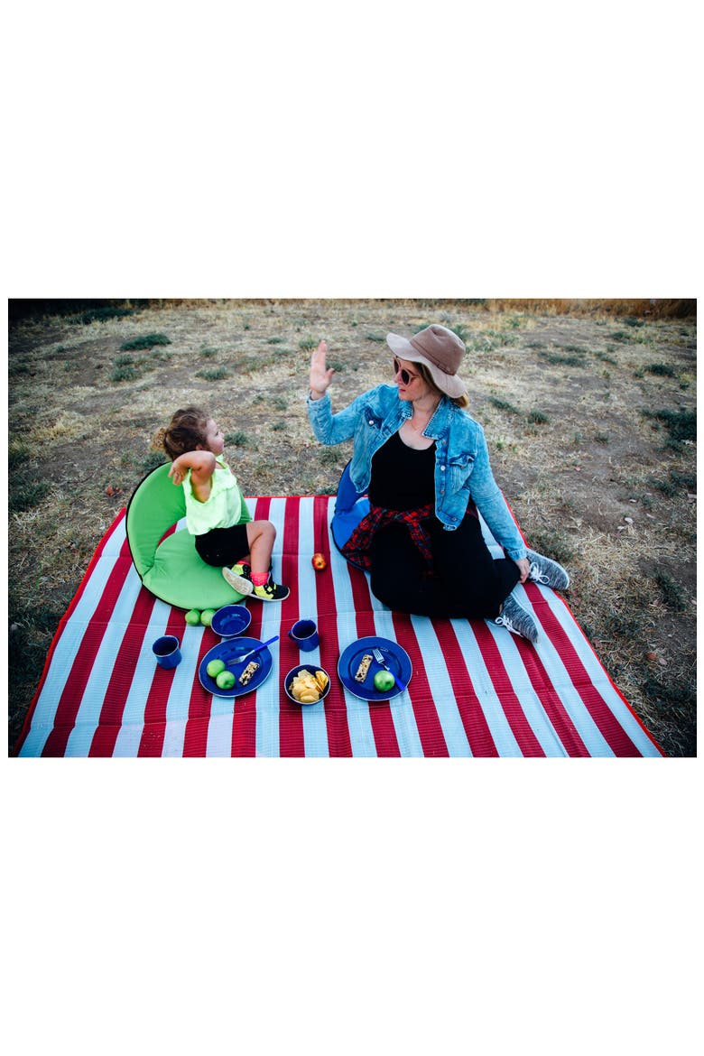 Tatami Outdoor Mat, Alternate, color, RED