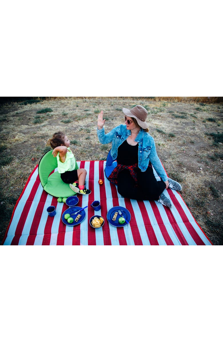 Pacific Play Tents Tatami Outdoor Mat, Alternate, color, Red