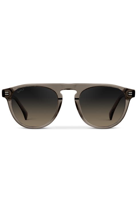 Axel - 51mm Rounded Aviator Polarized Sunglasses