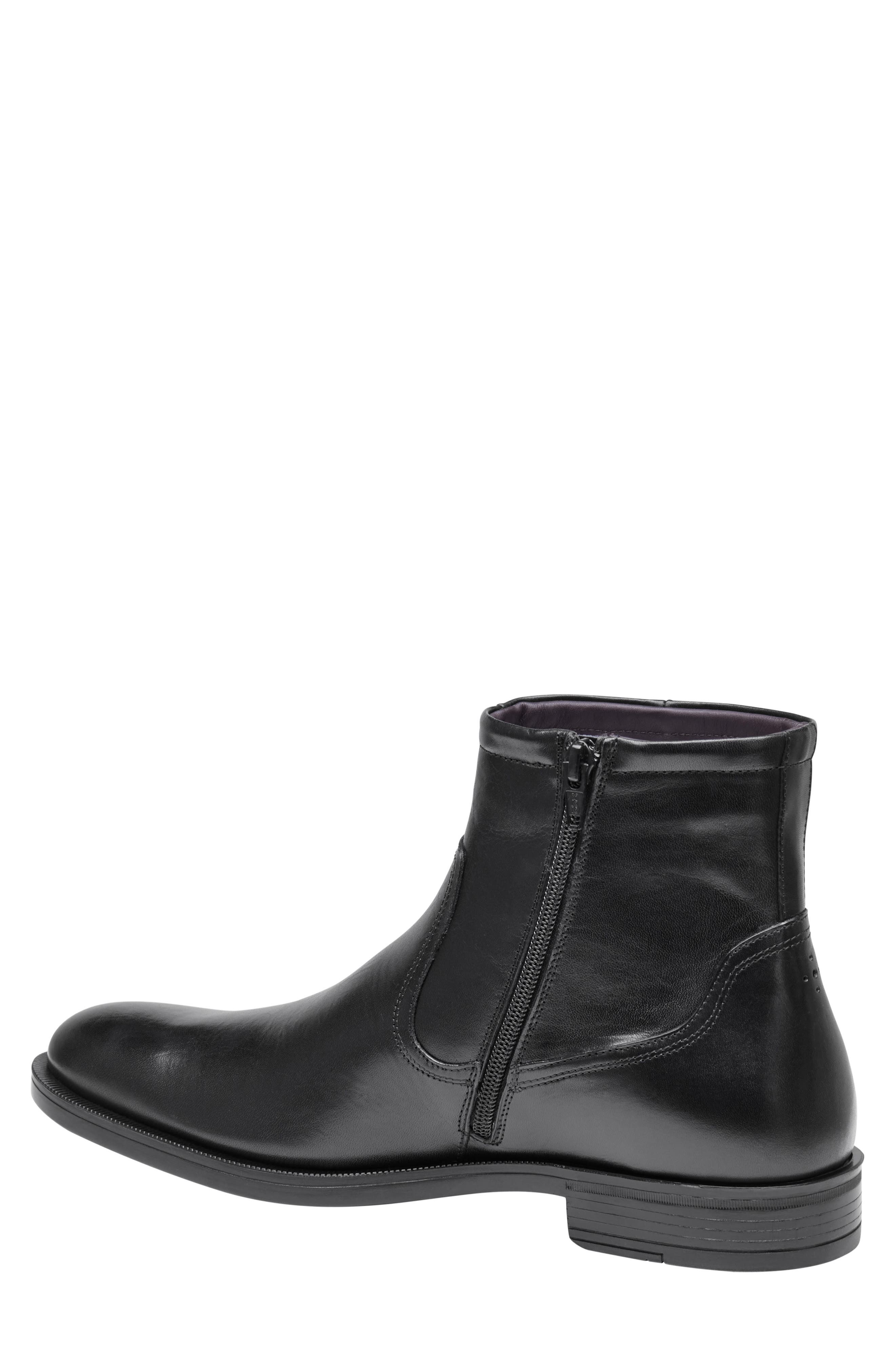 Conlin Inside Zip Boot, Alternate, color, BLACK EUROPEAN FULL GRAIN