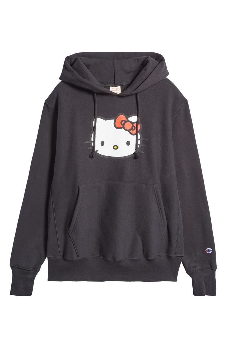Champion x Sanrio Hello Kitty<sup>®</sup> 50th Anniversary Fleece Graphic Hoodie, Alternate, color, 
