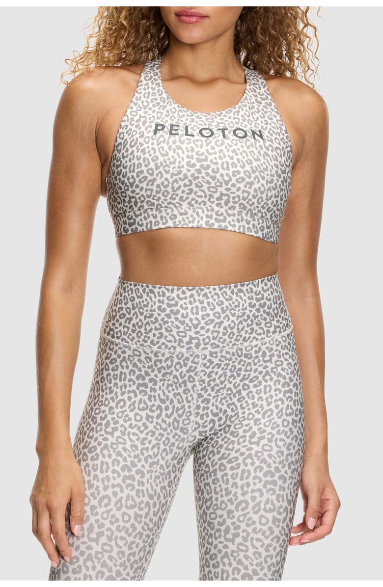 Peloton Cadent V Strap Bra - Print, Main, color, 2 Tone Animal