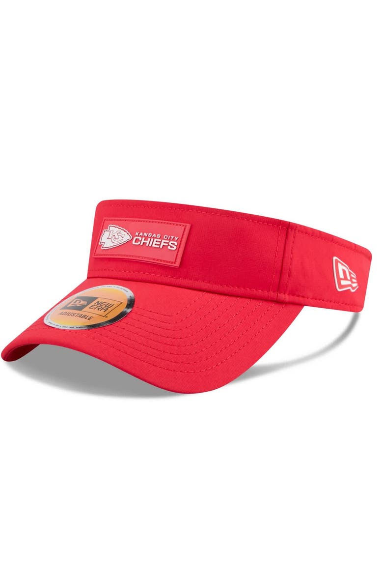 Men's New Era Red Kansas City Chiefs 2025 Sideline  Visor, Main, color, Red