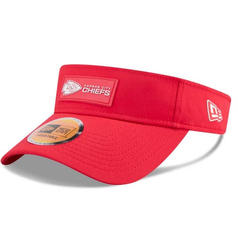 Men's New Era Red Kansas City Chiefs 2025 Sideline  Visor