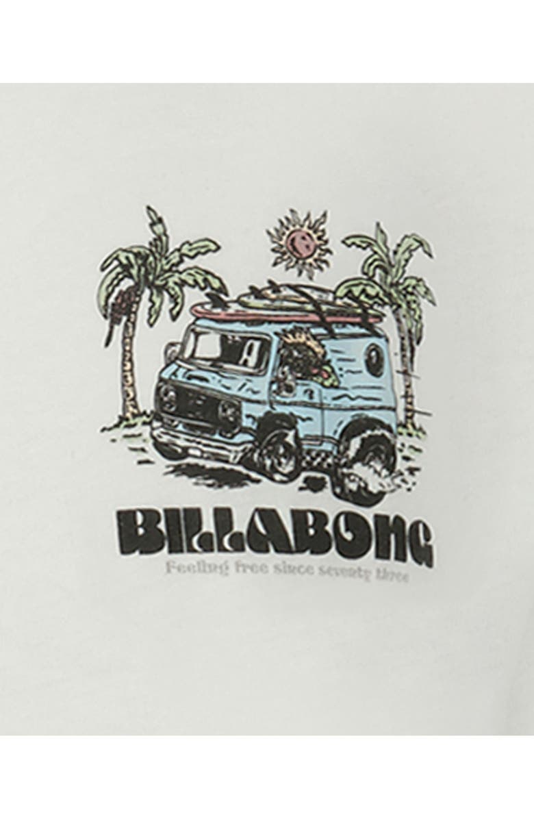 Billabong Kids' Rush to Relax Cotton Graphic T-Shirt, Alternate, color, Off White