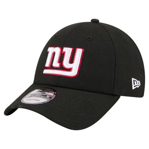 Men's New Era  Black New York Giants Core Team 9FORTY Adjustable Hat