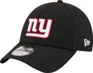 New Era Men's New Era Black New York Giants Core Team 9FORTY Adjustable Hat
