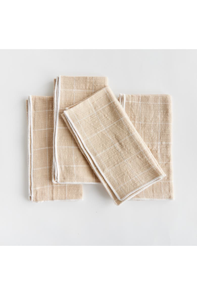 Avery Napkins Set of 4, Alternate, color, Beige