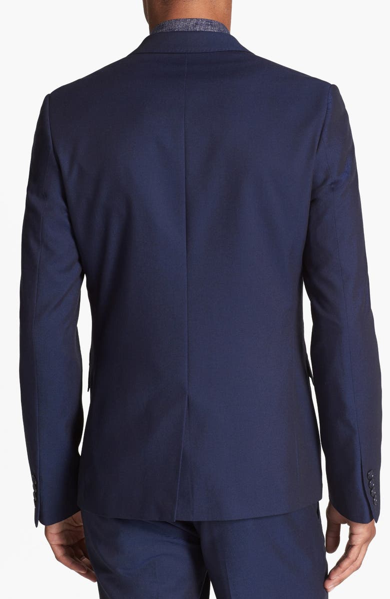 Topman Skinny Fit Blazer, Alternate, color, 