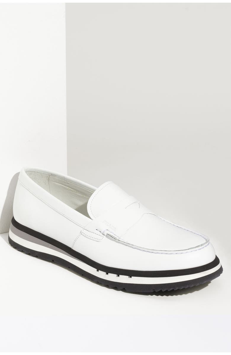 Prada Penny Loafer Slip-On, Main, color,